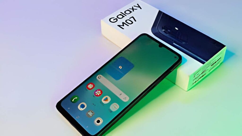 Samsung Galaxy M07: Smartphone con Batería Duradera y Buen Rendimiento